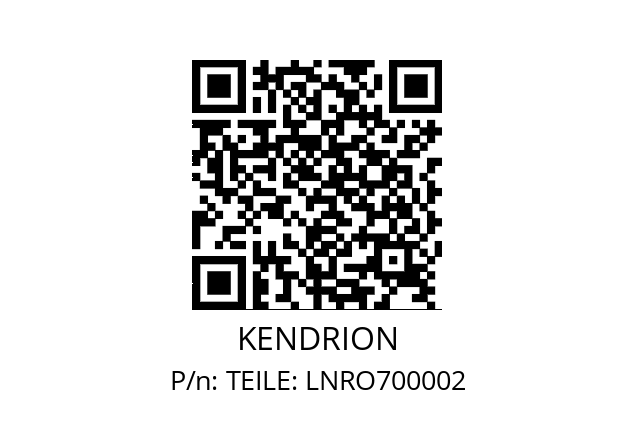   KENDRION TEILE: LNRO700002