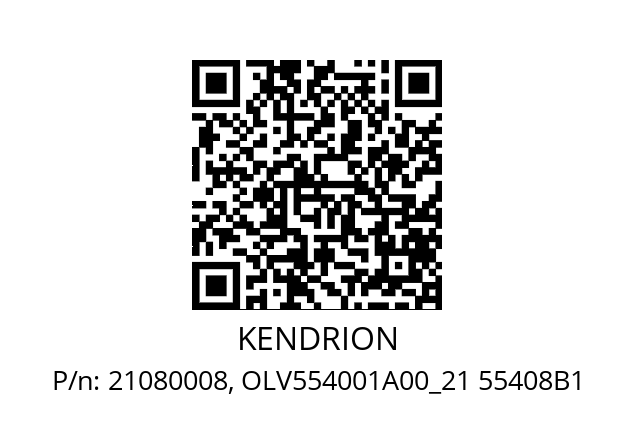   KENDRION 21080008, OLV554001A00_21 55408B1