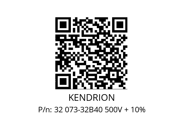   KENDRION 32 073-32B40 500V + 10%