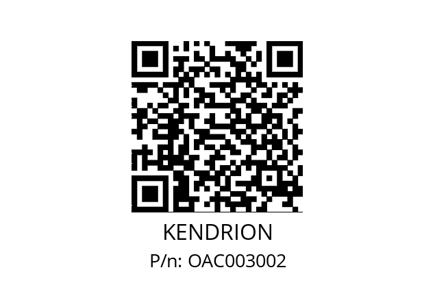   KENDRION OAC003002