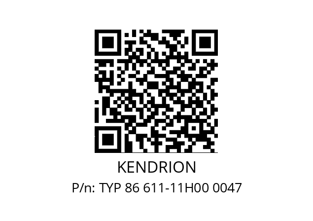   KENDRION TYP 86 611-11H00 0047