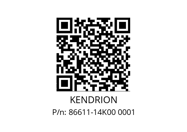   KENDRION 86611-14K00 0001