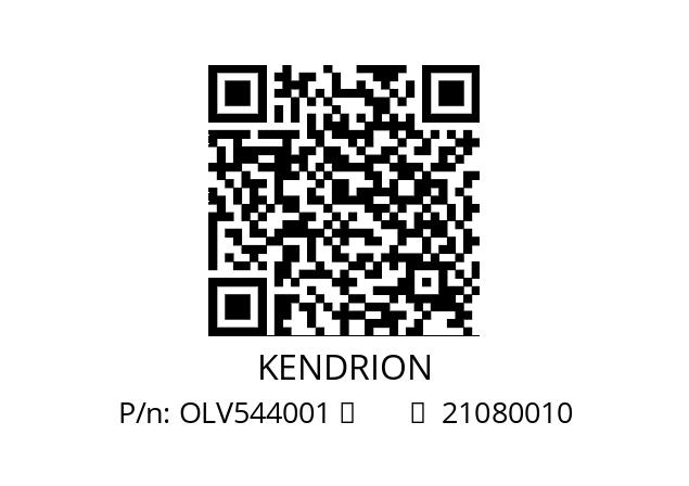   KENDRION OLV544001 	       	  21080010