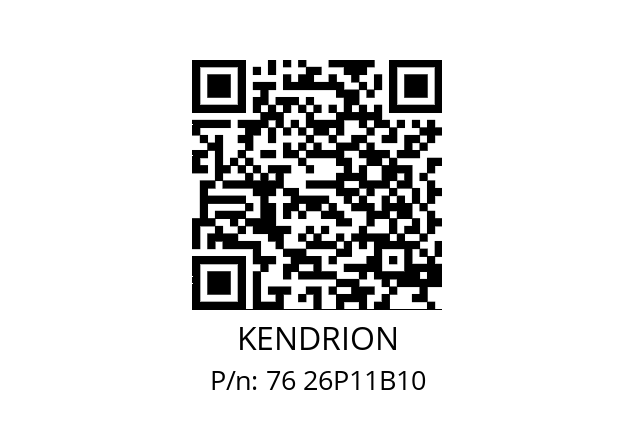   KENDRION 76 26P11B10