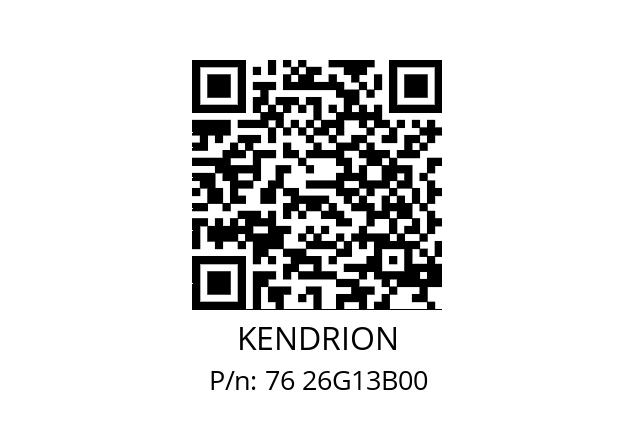   KENDRION 76 26G13B00