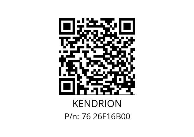   KENDRION 76 26E16B00