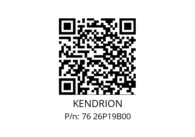   KENDRION 76 26P19B00