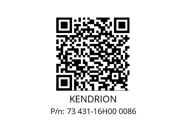   KENDRION 73 431-16H00 0086