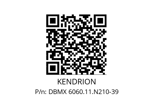   KENDRION DBMX 6060.11.N210-39