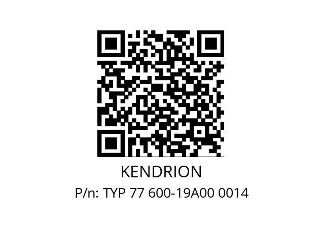   KENDRION TYP 77 600-19A00 0014