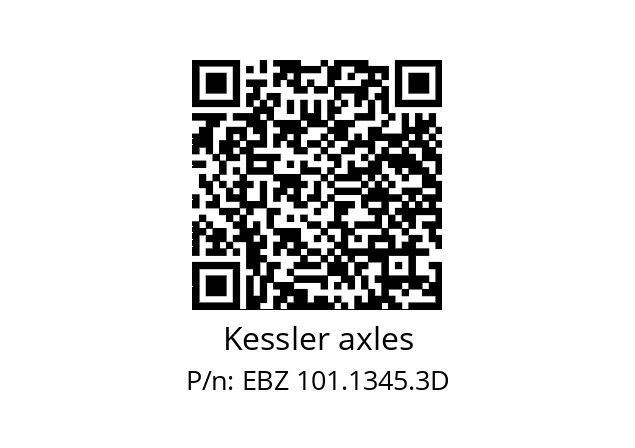  101.1345.3D Kessler axles EBZ 101.1345.3D