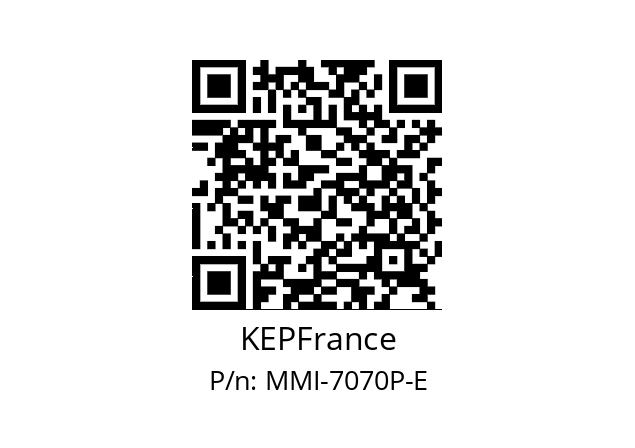   KEPFrance MMI-7070P-E