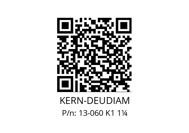   KERN-DEUDIAM 13-060 K1 1¼