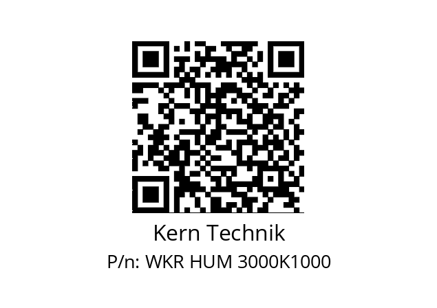   Kern Technik WKR HUM 3000K1000