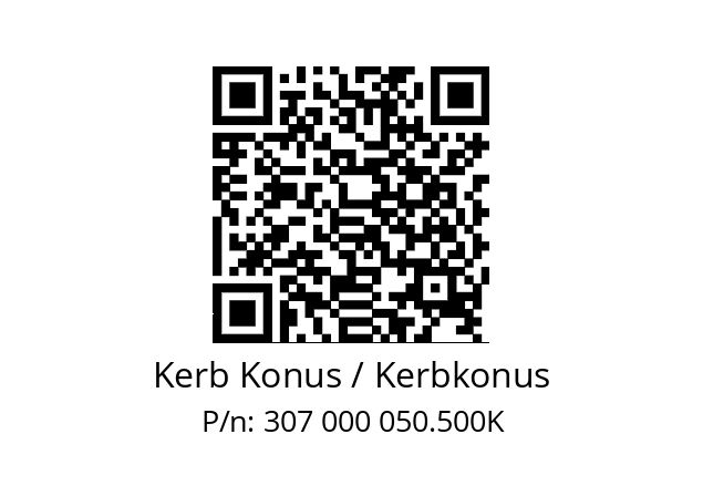   Kerb Konus / Kerbkonus 307 000 050.500K