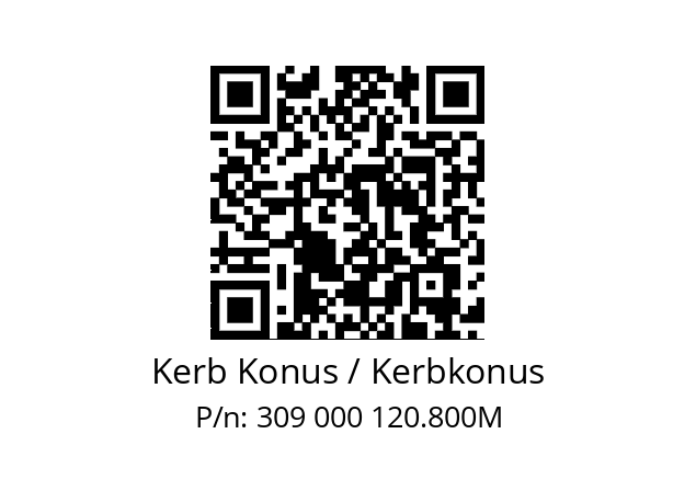   Kerb Konus / Kerbkonus 309 000 120.800M