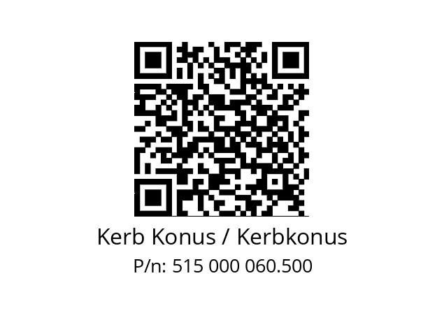   Kerb Konus / Kerbkonus 515 000 060.500