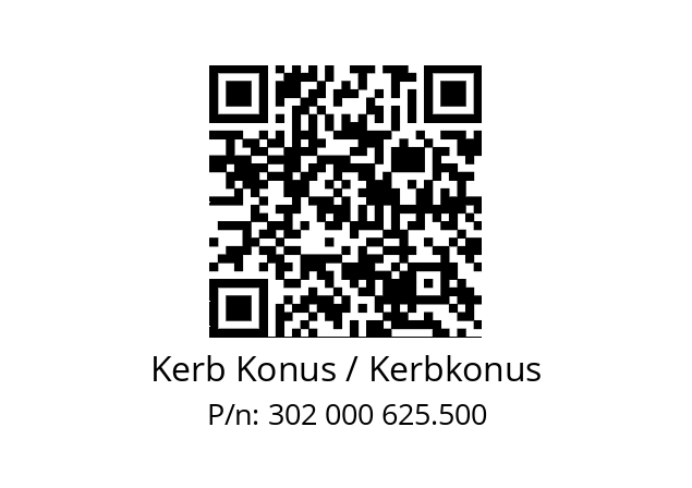   Kerb Konus / Kerbkonus 302 000 625.500