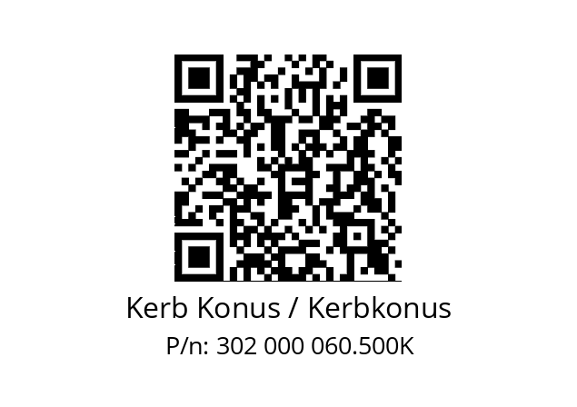   Kerb Konus / Kerbkonus 302 000 060.500K