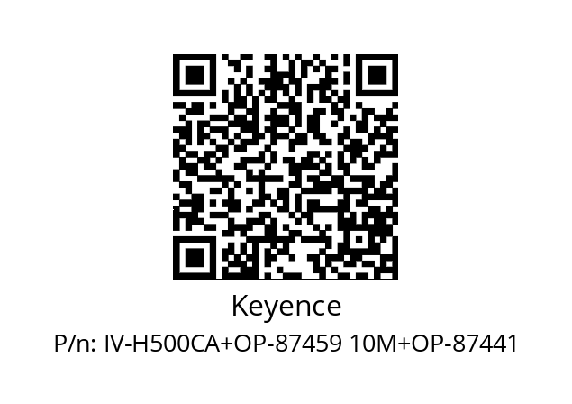   Keyence IV-H500CA+OP-87459 10M+OP-87441