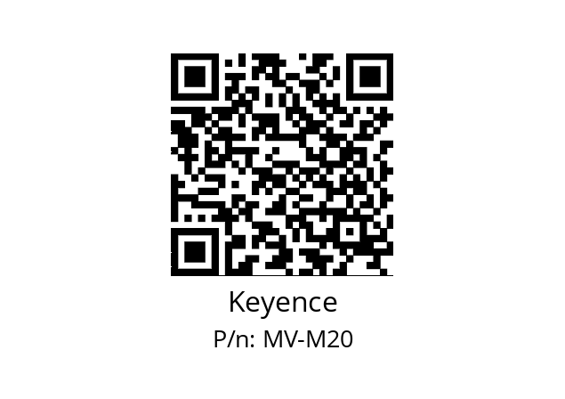   Keyence MV-M20