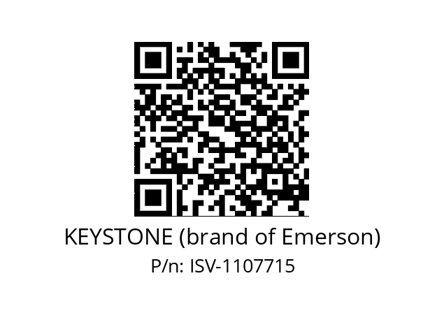   KEYSTONE (brand of Emerson) ISV-1107715