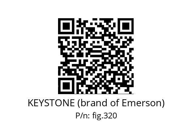   KEYSTONE (brand of Emerson) fig.320