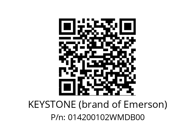   KEYSTONE (brand of Emerson) 014200102WMDB00