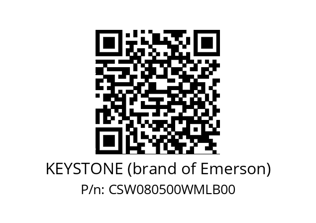   KEYSTONE (brand of Emerson) CSW080500WMLB00