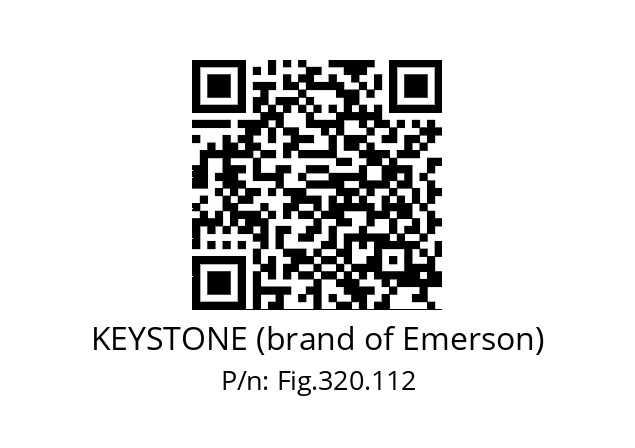   KEYSTONE (brand of Emerson) Fig.320.112