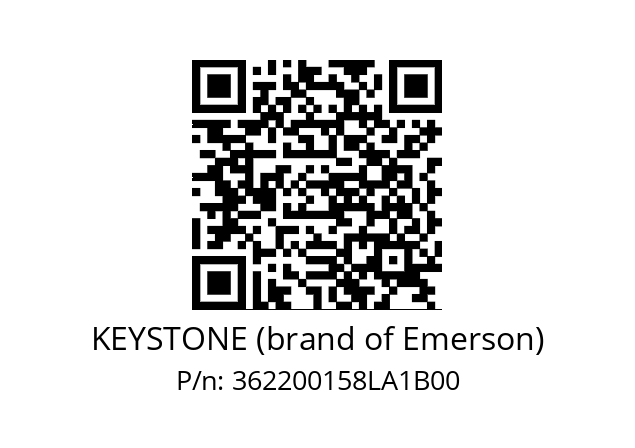   KEYSTONE (brand of Emerson) 362200158LA1B00