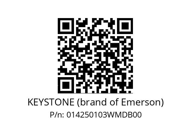   KEYSTONE (brand of Emerson) 014250103WMDB00