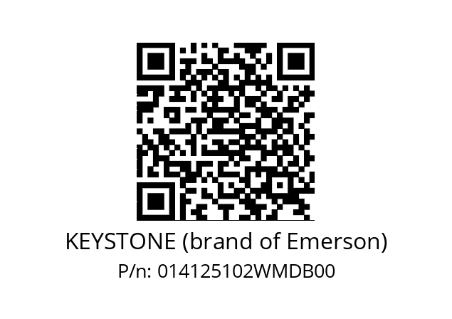   KEYSTONE (brand of Emerson) 014125102WMDB00