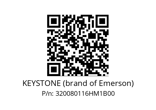   KEYSTONE (brand of Emerson) 320080116HM1B00