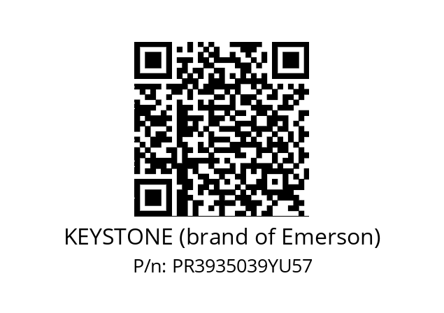   KEYSTONE (brand of Emerson) PR3935039YU57