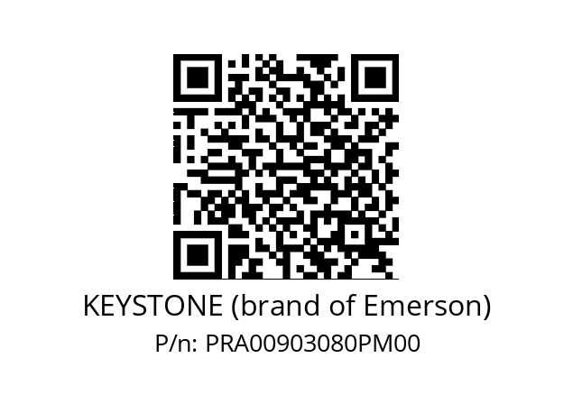   KEYSTONE (brand of Emerson) PRA00903080PM00