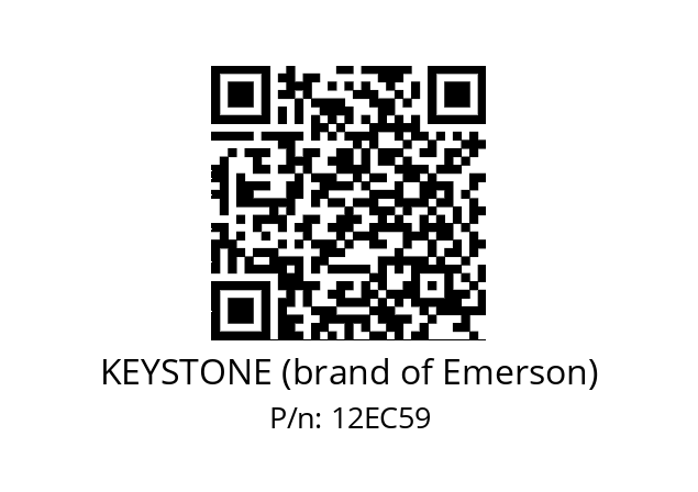   KEYSTONE (brand of Emerson) 12EC59