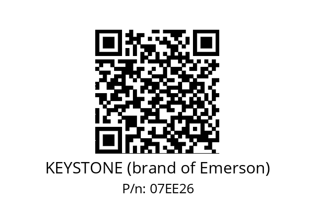   KEYSTONE (brand of Emerson) 07EE26