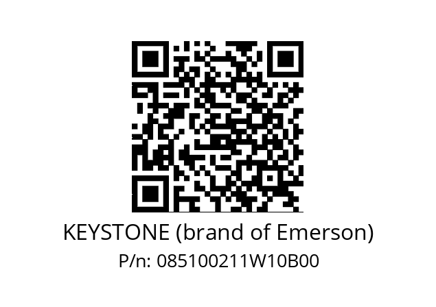   KEYSTONE (brand of Emerson) 085100211W10B00