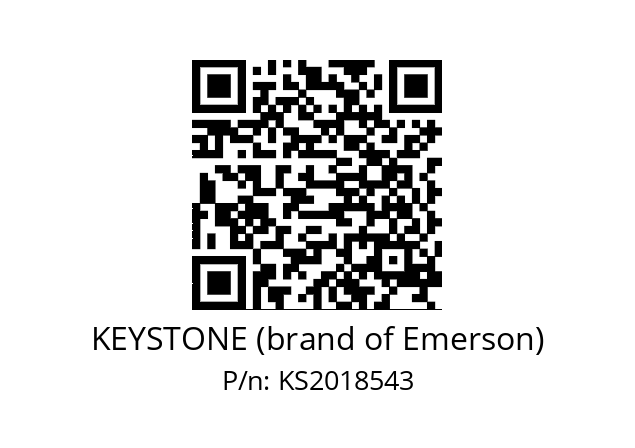   KEYSTONE (brand of Emerson) KS2018543