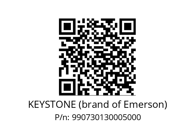   KEYSTONE (brand of Emerson) 990730130005000