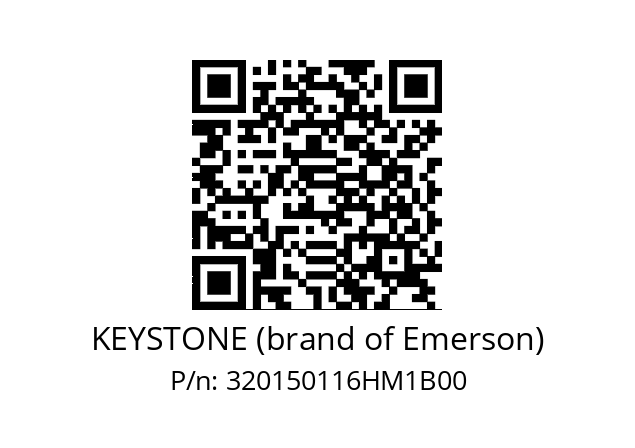   KEYSTONE (brand of Emerson) 320150116HM1B00