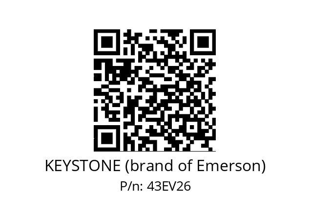   KEYSTONE (brand of Emerson) 43EV26