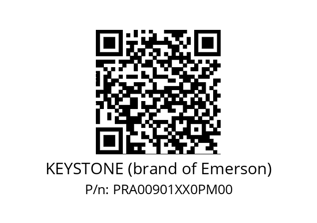   KEYSTONE (brand of Emerson) PRA00901XX0PM00