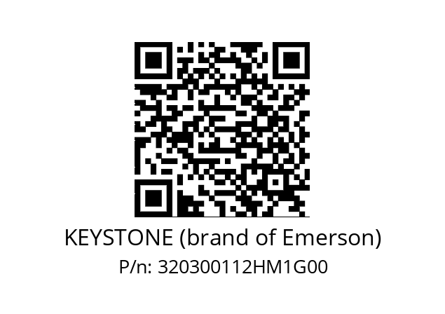   KEYSTONE (brand of Emerson) 320300112HM1G00