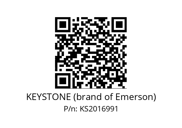   KEYSTONE (brand of Emerson) KS2016991