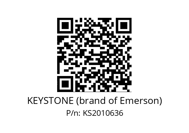   KEYSTONE (brand of Emerson) KS2010636