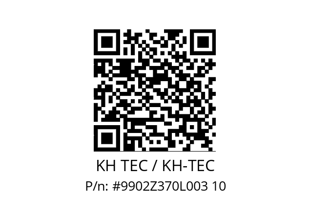   KH TEC / KH-TEC #9902Z370L003 10