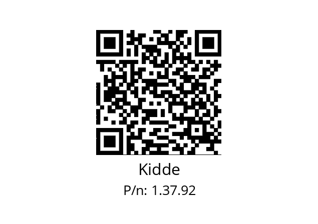   Kidde 1.37.92