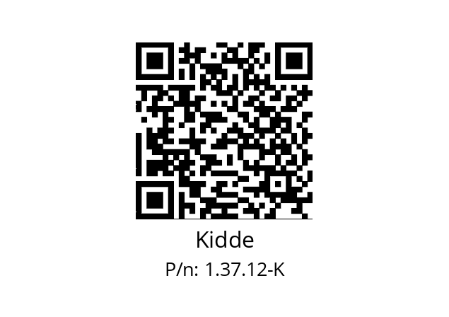   Kidde 1.37.12-K